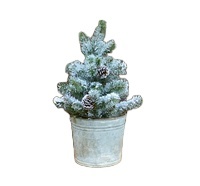 Christmas Garden Decorative Galvanized Metal iron bucket flower planters <b>pots</b> With Antique Finished at bulk wholesalers Price - Product Image 4