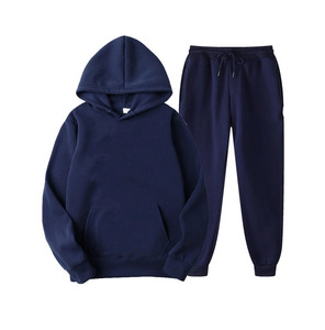Jersey de invierno de peso pesado unisex, conjuntos de Sudadera con capucha, ropa deportiva de alta calidad con pantalones de chándal, chándal de invierno personalizable OEM para hombre - Product Image 4