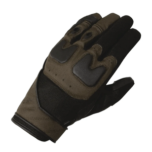 Sand Black Goat Leather & Mesh Motorbike Gloves Motorcycle Auto Racing Wear Sand Genuine Leather Gloves For Men - Product Image 5