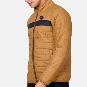 Veste d'hiver coupe-vent pour hommes avec col montant et logo avant Design personnalisé Écologique Respirant - Product Image 2