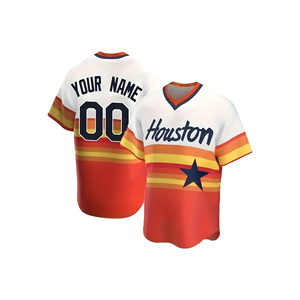 Camiseta de béisbol personalizada para hombre, Camiseta deportiva de poliéster con cuello en V bordada, camisetas de béisbol con nombre y número personalizados - Product Image 1