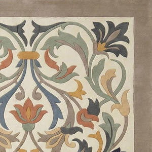 Tapis en laine classique à motifs floraux, tissé à la main, tapis décoratif de luxe pour le salon, décoration de la maison, support en latex, cadeau de nouvel an, vente en gros - Product Image 2