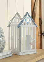 Lanterne à bougie en métal sur le thème de la plage, dernière création des fabricants, pour la décoration de la maison et du patio