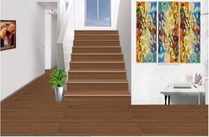 Lightweight and Durable <b>Step</b> and Riser Porcelain Tiles 200 X 1200 Mm <b>for</b> Stair Design Luxury Home Tile <b>for</b> Export Sale - Product Image 2