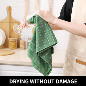 Ensemble de serviettes de cuisine 100% coton tout usage à séchage rapide prix abordable très absorbant serviettes de cuisine personnalisées - Product Image 4