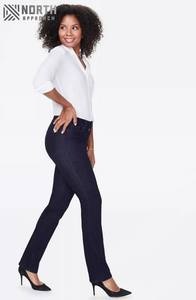 Pantalones vaqueros de moda para mujer, pantalones vaqueros de cintura alta, ajustados, rasgados, de pierna ancha, elásticos, de moda, informales, cómodos, para uso diario - Product Image 6