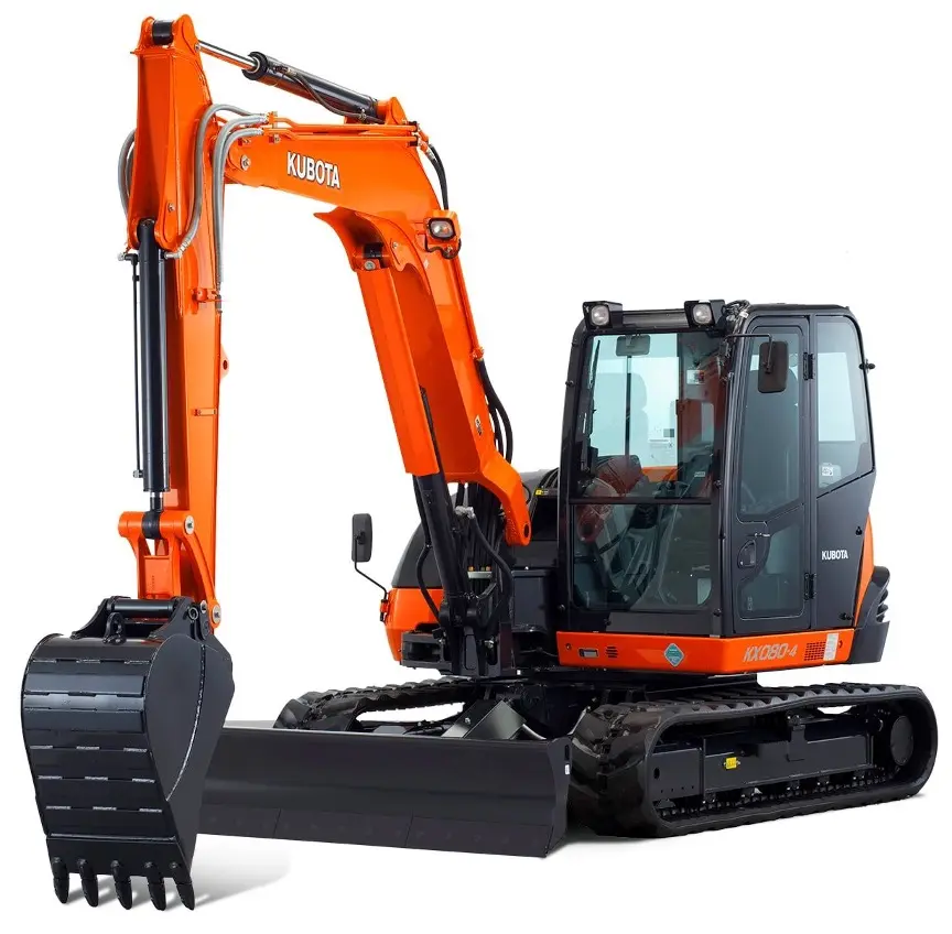 Mesin Ekskavator Kubota Kompak Hidrolik Mesin Bekas Termurah KX080-4/Tersedia Model Lain untuk Dijual