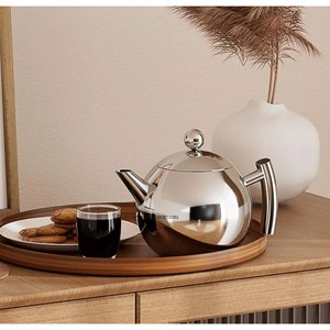 Cafetera Dallah Pulida de Estilo Árabe a los Mejores Precios para Servir Café, Té y Leche, Cafetera Dallah de Metal de Alta Calidad, Teteras y Hervidores - Product Image 1