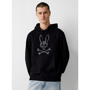 Sudadera con Capucha de Piel Sintética con Logotipo, Sudadera Larga y Cómoda con un Toque Único, Logotipo Frontal - Product Image 1