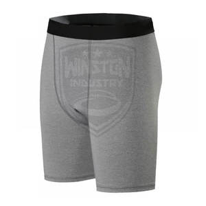 Short de gym et de fitness pour hommes, design personnalisé, taille moyenne, vêtements de compression à séchage rapide, fermeture à la taille élastique, solide - Product Image 1