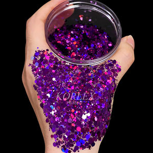 Paillettes Chunky Caméléon en Gros, Sacs de 1 kg, Paillettes pour le Corps, Changement de Couleur, Paillettes Chunky en Gros, Résine, Fournitures pour Artisanat - Product Image 3