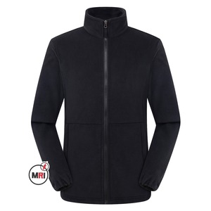 Alta calidad al aire libre Hike Tech Fleece Track Jacket Stand Collar hombres invierno cálido senderismo 380g Polar Fleece Jacket Coats - Product Image 4