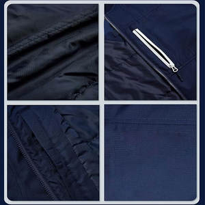 เสื้อแจ็กเก็ตบอมเบอร์ไซส์ใหญ่สำหรับผู้ชายเสื้อแจ็กเก็ตบอมเบอร์สำหรับใส่ทำงานผ้าคอตตอนทรงพอดีตัวลำลองมีไซส์ใหญ่พิเศษสำหรับผู้ชาย2025 - Product Image 3