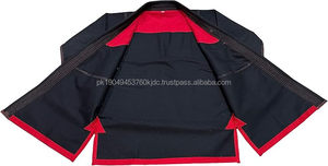 100% coton BJJ Gi Jiu Jitsu Kimono MMA BJJ uniforme 450GSM Perl armure Orange point Sportswear karaté Arts martiaux de haute qualité - Product Image 5