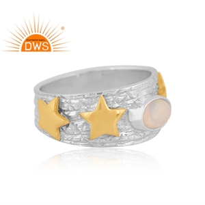 Best Quality Fine Sterling <b>Silver</b> Natural Ethiopian <b>Opal</b> Gemstone Statement <b>Ring</b> Custom Jewelry Manufacturer - Product Image 3