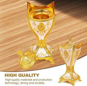 Unique Design Religious Brass Incense Bakhoor Burner Made with High End Quality Material for Indian Incense <b>Home</b> <b>Essential</b> Use - Product Image 3