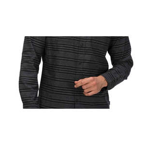 เสื้อเชิ้ตผู้ชาย Hurley รุ่นคลาสสิค ลายทางย้อมเส้นด้าย ผ้าป๊อปลินยืด Armstrong กันยับ สีชาร์โคล ไซส์ XX-Large - Product Image 3