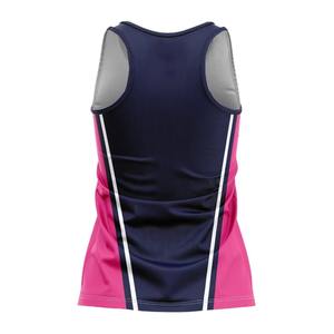 Camiseta sin mangas de sublimación larga de punto para mujer de todos los tamaños hecha a medida, camiseta de moda transpirable ecológica con sublimación personalizada - Product Image 3