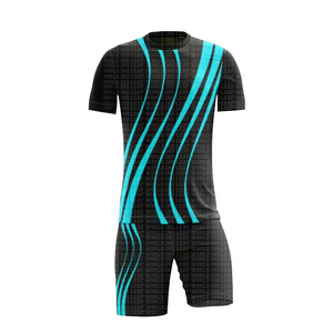 Ensemble d'uniformes de football personnalisés de haute qualité, respirant, en polyester, pour hommes et jeunes, qualité supérieure, uniforme de football personnalisé pour hommes - Product Image 2