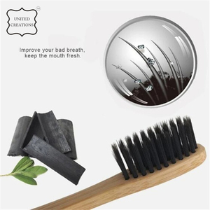 Environment-Friendly Bamboo Toothbrush with <b>Soft</b> Charcoal Bristles Biodegradable Wooden Toothbrush Protective <b>Box</b> for Home Use - Product Image 3