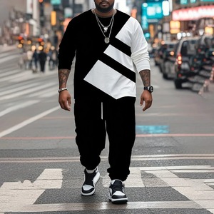 Conjunto Deportivo de 2 Piezas para Hombre, Sudadera Térmica Formal de Forro Polar de 400GSM con Mangas Largas y Pantalones con Cordón, Estampado de Camuflaje - Product Image 4