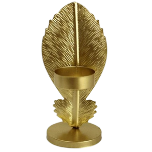 Candelabros de Metal de hierro de estilo Vintage elegante, decoración de mesa de Navidad multifuncional, Color dorado para Bodas de jardín - Product Image 2