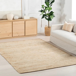 Tapis en jute fait main Motif de rayures design écologique Décoration intérieure naturelle avec le meilleur tapis en jute tissé fabriqué à la main - Product Image 5