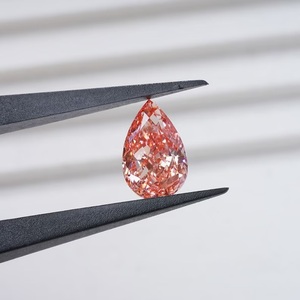 เพชรทรงหลวมสีชมพูเป็นมิตรกับสิ่งแวดล้อมวงรีสำหรับทำเครื่องประดับในห้องปฏิบัติการเพชรที่ปลูกแบบหลวมรูปทรงผสมสีชมพู - Product Image 3