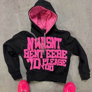 OEM/ODM Service Prix de gros Hommes Puff Printing Hoodies Basic Cotton Blended Heavyweight Solid Color Puff Printing Hoodies - Product Image 2