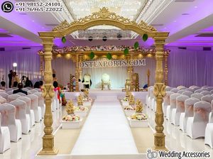 Sueño boda madera Pavo Real Mandap decoración especial madera redondo Mandap para boda Tamil boda hindú gran madera Mayur Mandap - Product Image 3