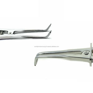 Juego de Dique de Goma Endodóntico Quirúrgico de Precisión Mundial con Abrazaderas B4 de Acero, Agarre Ergonómico Manual, 3 Posiciones de Mandíbula, Certificado CE Clase I - Product Image 5