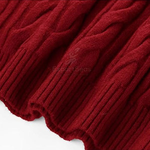 Suéter de punto de algodón suave para la comodidad diaria Suéter de punto acogedor para actividades al aire libre - Product Image 6