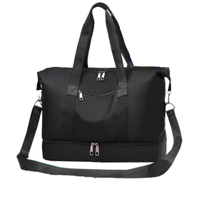 Sac de Sport Résistant à l'Eau Capacité de 9-12kg Unisexe Haute Qualité Noir Polyester 48x25x30 Taille Fermeture à Glissière Nouveau Produit Viet Nam - Product Image 1