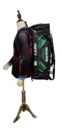 Bolsa Deportiva de Fútbol Americano Negra de Alta Calidad con Logotipo Personalizado, 600D, con Cierre de Cremallera y Función de Secado Rápido para Equipo Deportivo - J S Sports