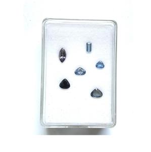 Spinelle gris et bleu de 10,47 carats en provenance de Tanzanie, taille fantaisie facettée, pierre précieuse naturelle pour la fabrication de bijoux et la collection en provenance d'Inde - Product Image 1