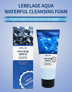 Espuma Limpiadora Facial Hidratante con Ácido Hialurónico LEBELAGE, Limpiador Suave para Limpieza Profunda de Poros, Hidratante para Piel Sensible - Product Image 2