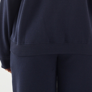 Sweat-shirt thermique léger pour femme, à porter en superposition, avec col rabattu, pour les acheteurs en gros / Design à manches longues, prix avantageux - Product Image 6