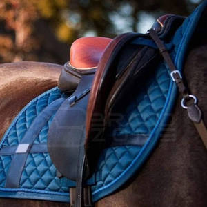 Tapis de selle en coton de course, matériau durable avec doublure en polaire personnalisée, fournisseur de gros - Product Image 2