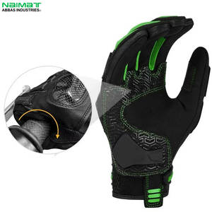 Gants de moto d'hiver Alpha Racing, à doigts entiers, coupe-vent, respirants, antidérapants, unisexes, design personnalisé, en cuir de haute qualité - Product Image 2