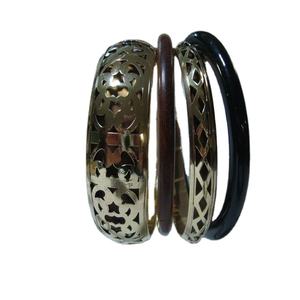 Perfectly Handmade Multiple Bangles <b>Set</b> / Bone and Brass Bangles <b>Set</b> Indian Bangles <b>Set</b> <b>for</b> <b>Women</b> - Product Image 6