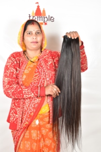 Vente en gros d'extensions de cheveux vierges indiens à double trame avec traitement des tempes à cuticules alignées style vague profonde - Product Image 3