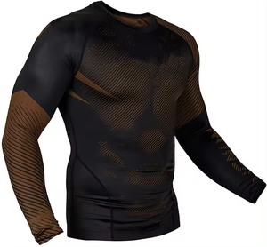 ชุดออกกําลังกาย BJJ rashgurds, ชุดฝึกซ้อม MMA Rashguards, Jujitsu Rashguards, พุยขนาด Rashguards ระเหิดที่กําหนดเอง - Product Image 6