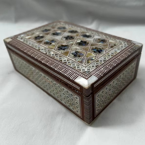 Joyero de nácar hecho a mano al por mayor para necesidades de almacenamiento de comerciantes de belleza - Product Image 1