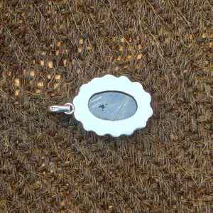 สร้อยคอจี้925เงินสเตอร์ลิงดีไซน์แบบตะวันตกสีดำประดับหินควอตซ์อัญมณีมินิมอลเครื่องประดับชนิดเดียว - Product Image 5