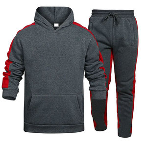 Trajes Deportivos de Dos Piezas para Hombre, Transpirables, Sólidos, Casuales, Personalizados, 100% Algodón, Felpa, 300g, Alta Calidad, Venta al Por Mayor - Product Image 5