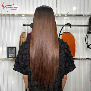 วิกผมยาวตรงกระดูกมนุษย์100% เวียดนามดิบธรรมชาติมีในสต็อก - Product Image 5