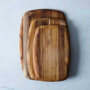 Vente en gros de planche à découper en bois d'acacia fait à la main bloc à découper de cuisine rectangulaire solide fabricant de palissandre - Product Image 5