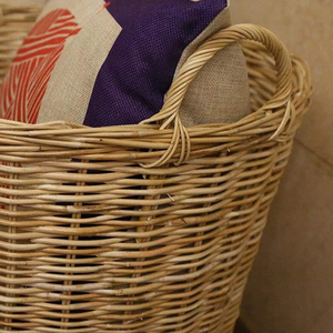 La mejor cesta de mimbre ecológica para almacenamiento en el hogar, artesanías de Vietnam hechas de mimbre duradero, Color personalizado, tamaño del cliente - Product Image 3