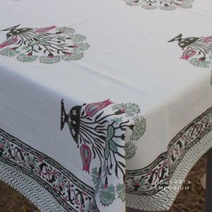 Nappe de table imprimée en toile de coton indien 4 places, 6 places et 8 places - Product Image 6