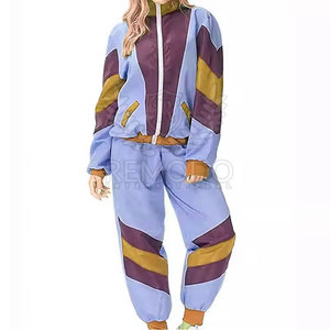 Ensemble coupe-vent printemps-automne pour femmes Ensemble de course deux pièces Ensemble coupe-vent décontracté pour femmes en gros - Product Image 1